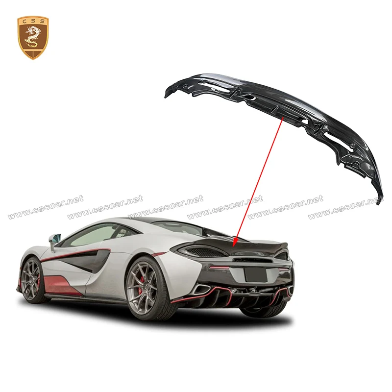 carbon fiber rear wing spoiler For McLaren 540c570s retrofit Vors